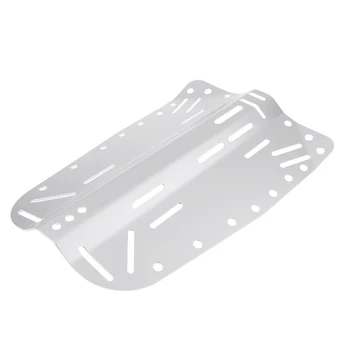 

Deluxe Aluminum Alloy Technical Scuba Diving Standard Backplate Back Plate Accessories - 39.7 x 26.2 cm/15.6 x 10.3 inch