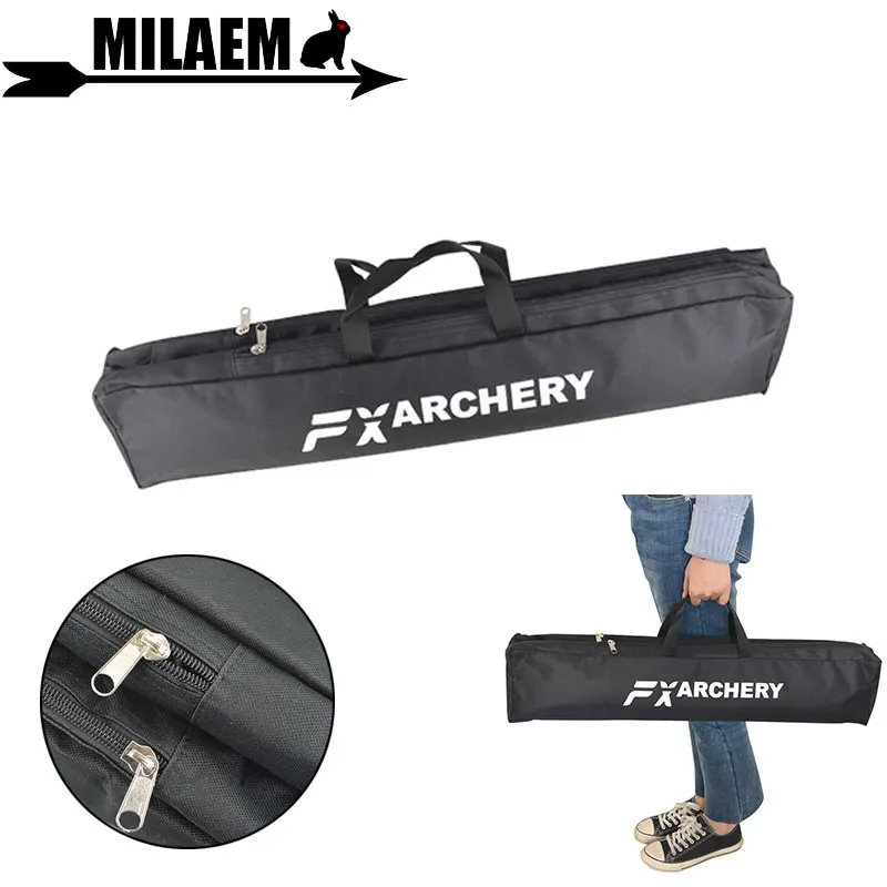 

1pc Archery Recurve Bow Longbow Canvas Bow Bag Double Layer Portable Protector Waterproof Handbag Hunting Shooting Accessories