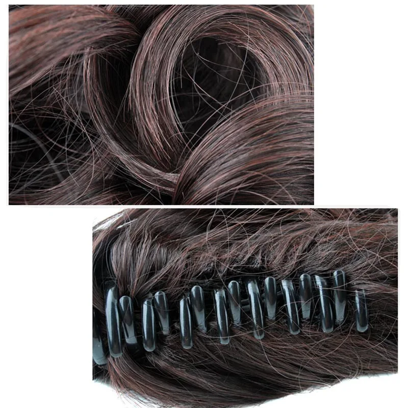 Delice 24inch Women's Long Layered Curly Ponytail High Temperature Fiber Synthetic Claw Ponytails Hair Piece 160g/pc Delice 24inch Women's Long Layered Curly Ponytail High Temperature Fiber Synthetic Claw Ponytails Hair Piece 160g/pc