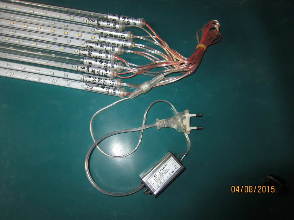 10sets/lot Factory Direct LED SMD2835 LED Meteor Shower Meteor Light