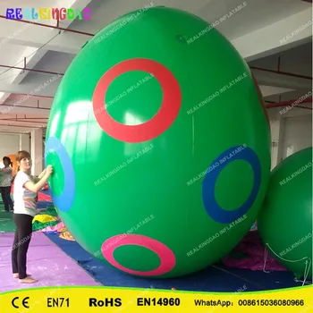 

Free shipping 3m/10ft Tall Giant Inflatable Easter Egg for advertising(repair kit+free pump)