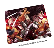 attack on titan mouse pad Domineering pad to mouse notbook computer mousepad present gaming padmouse gamer to laptop mouse mats