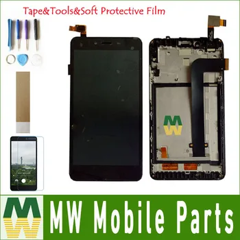 

1PC /Lot LCD Display +Touch Screen Assembly Digitizer 5.5"For Redmi Note2 Note 2 with frame Black Color With kit