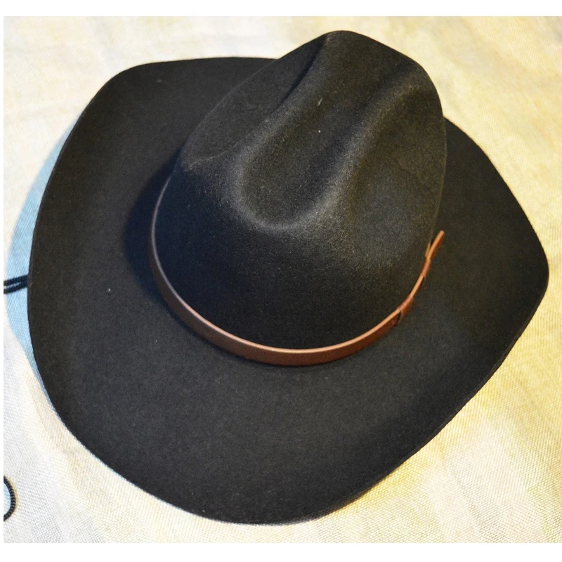 LIHUA брендовая ковбойская шляпа в западном стиле, мужская женская корректирующая шапка для верховой езды черного/белого цвета