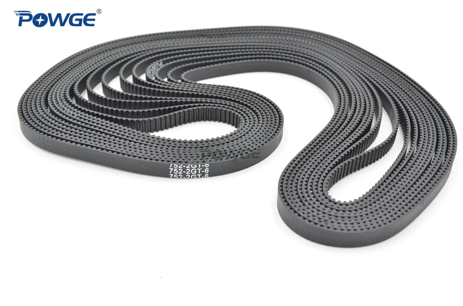 POWGE 10pcs 2GT Perímetro correia dentada 696