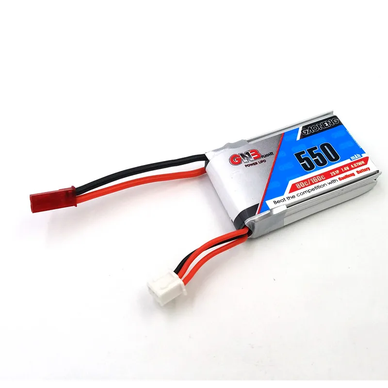 2 шт. GNB 550mAh 2S 7 4 V 80C/160C Lipo батарея JST XT30 разъем для Emax babyhawk Micro aircraft Mini Quadcopter FPV Racing