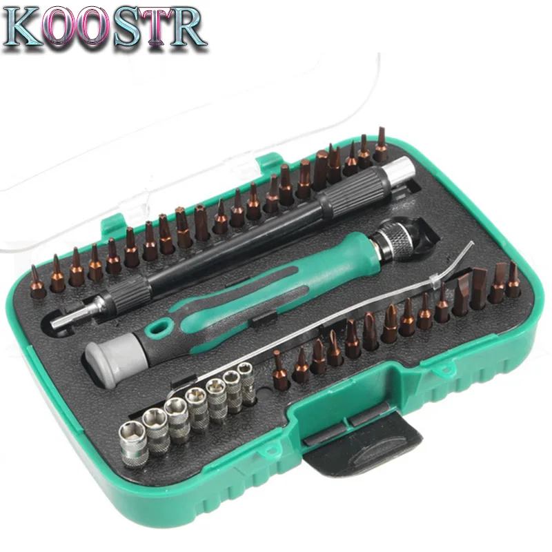 

HLZS-6093A 45 in 1 Multi-functional Precision Screwdriver Set S2 Alloy Steel Repair Tool Kits