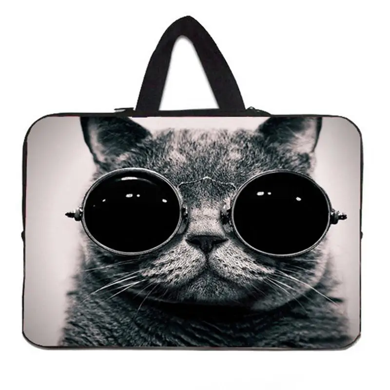 17.3" 17.4'' Cute Cat Neoprene Laptop Carrying Bag Sleeve Case Cover