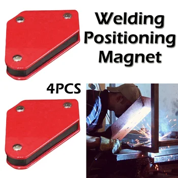 

4 Pcs/set Mini Triangle Welding Positioner 9Lb Magnetic Fixed Angle Soldering Locator Tools Without Switch Welding Accessories