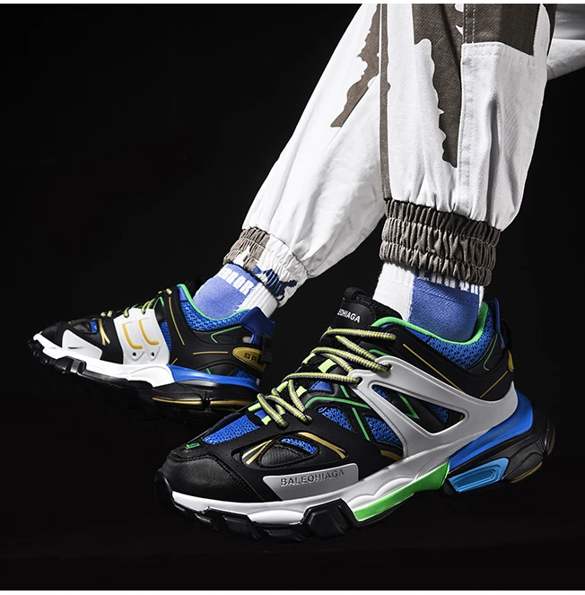 Mens Casual Shoes Chunky Sneaker Platform Trainers Sneakers Men Casual Shoes Mens High Shoes Men Sneakers Mesh Footwear 2019 New (16)