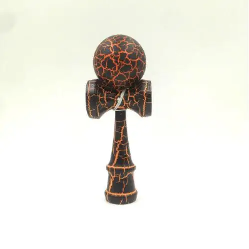 Привлекательная Kendama 18,5 см забавная японская традиционная деревянная игрушка Kendamas мяч красочные ПУ краски деревянные игрушки