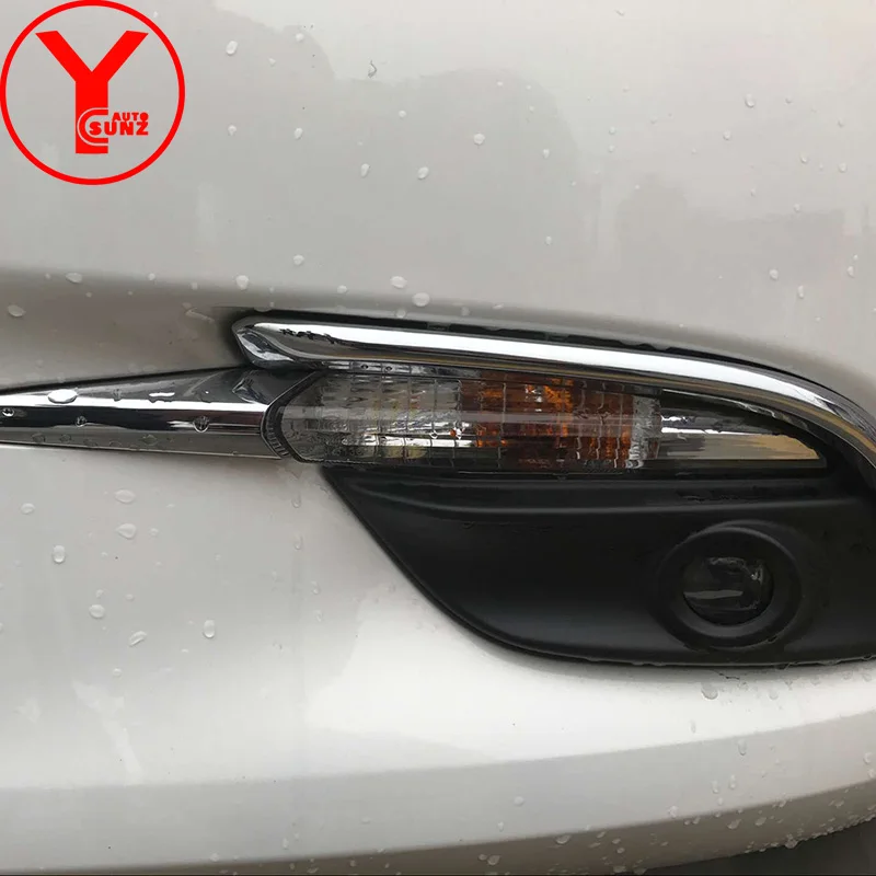 Крышка передней противотуманной фары для Mazda 3 Axela 2017 ABS противотуманная фара
