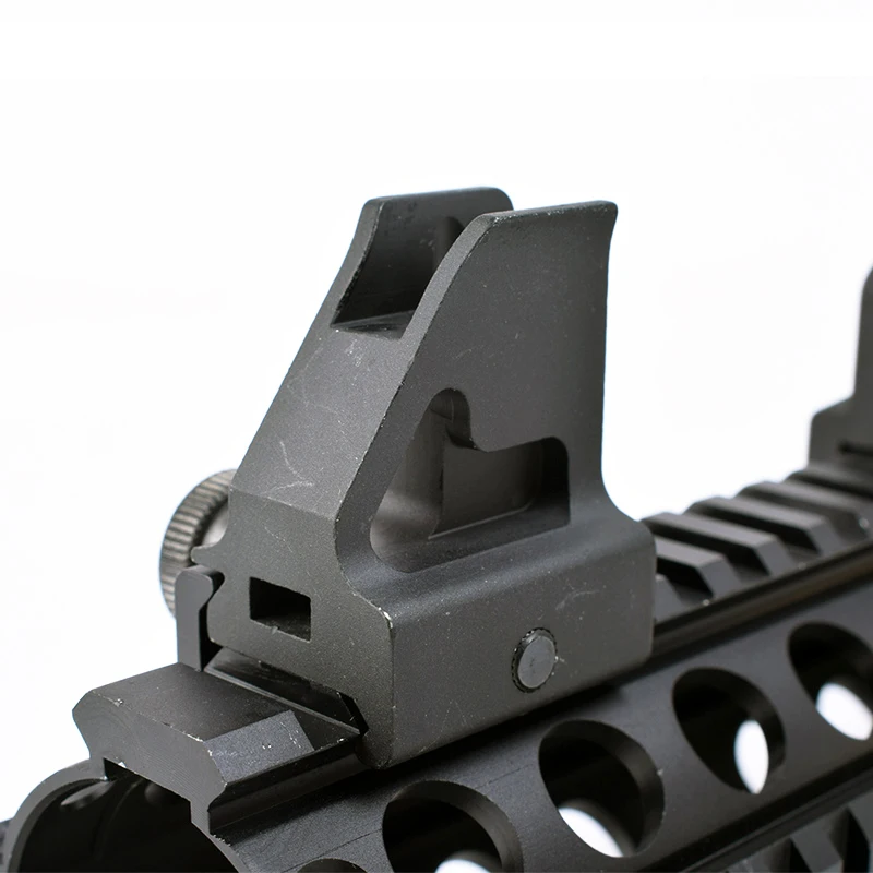 M4 M16 AR15 انفصال تحمل مقبض مع الميكانيكية السكك الحديدية جبل الخلفية تنهد + المعادن الجبهة البصر RifleScopes