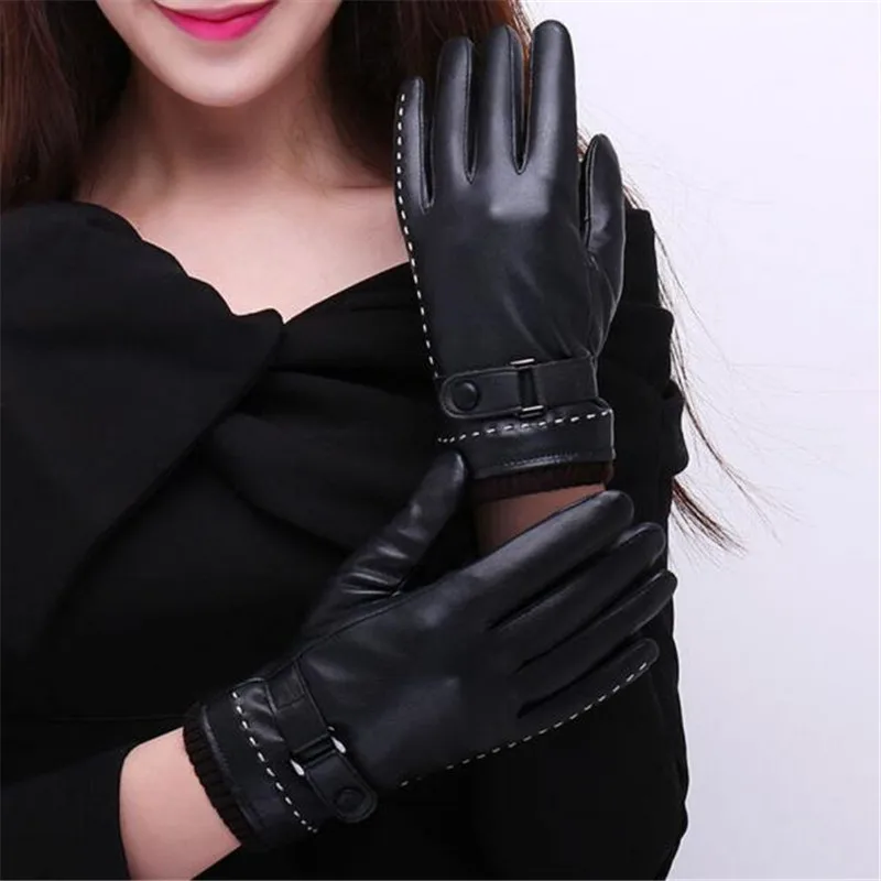  1Pair Womens Winter Warm Gloves winter gloves handschuhe modis Hand Gloves guantes eldiven handschoenen 40FE1504