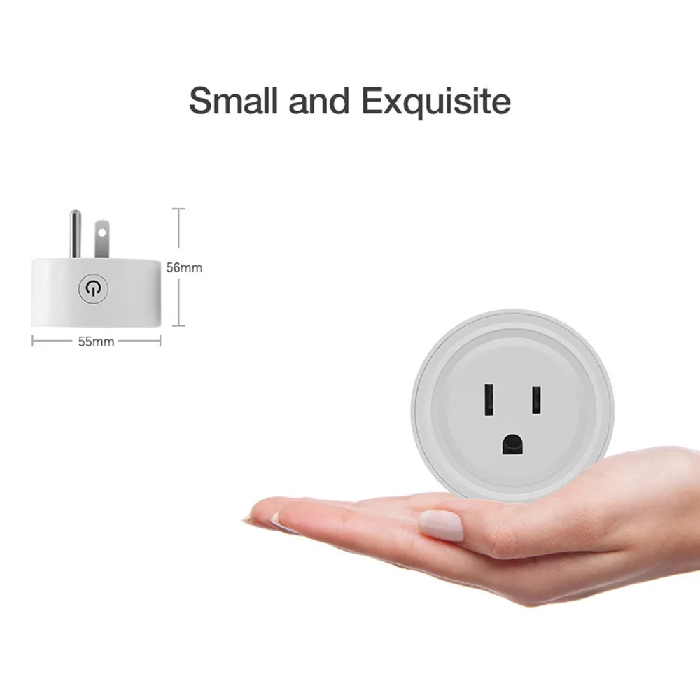Умная розетка с Wi Fi переключатель американской вилкой для Amazon Alexa/Google Home App Control US