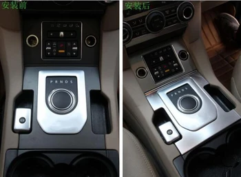 

2013- 2016 For Land Rover Discovery 4 LR4 Black Chrome Gear Shift Panel Cover Trim Sticker Newest