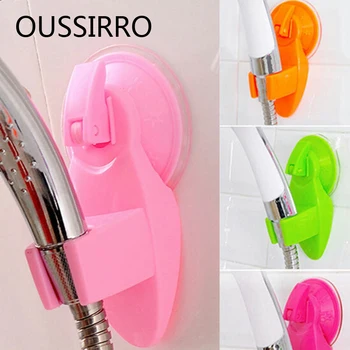 

Powerful Suction Attachable Shower Head Holder Seat Chuck Stand Holder Bracket Type Sucker Bathroom Storage Rack