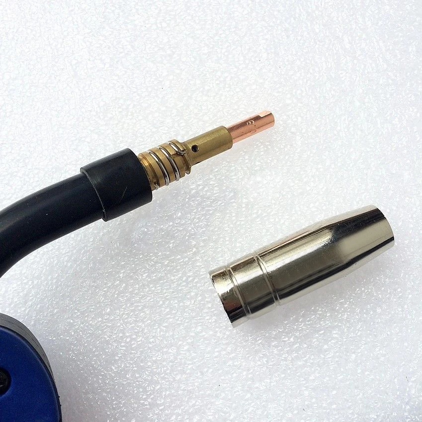 11pcs New MIG Welding Welder Torch Nozzles Contact Tip 0.035 Gas Diffuser Set