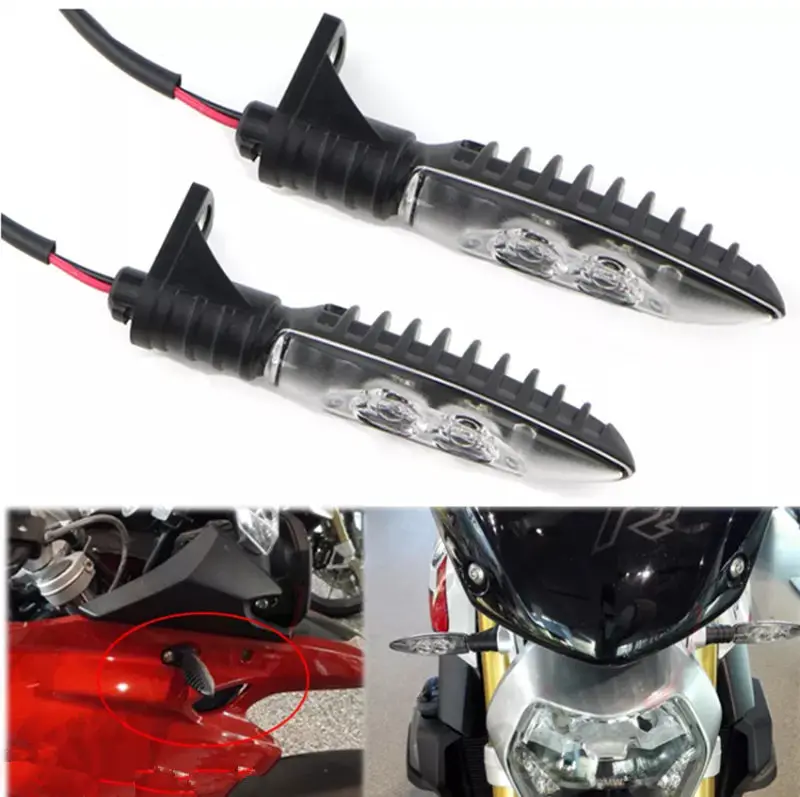 Для BMW F650 F700GS F800GT F800 GS Приключения 2012 2016 спереди светодиодный индикатор сигнала