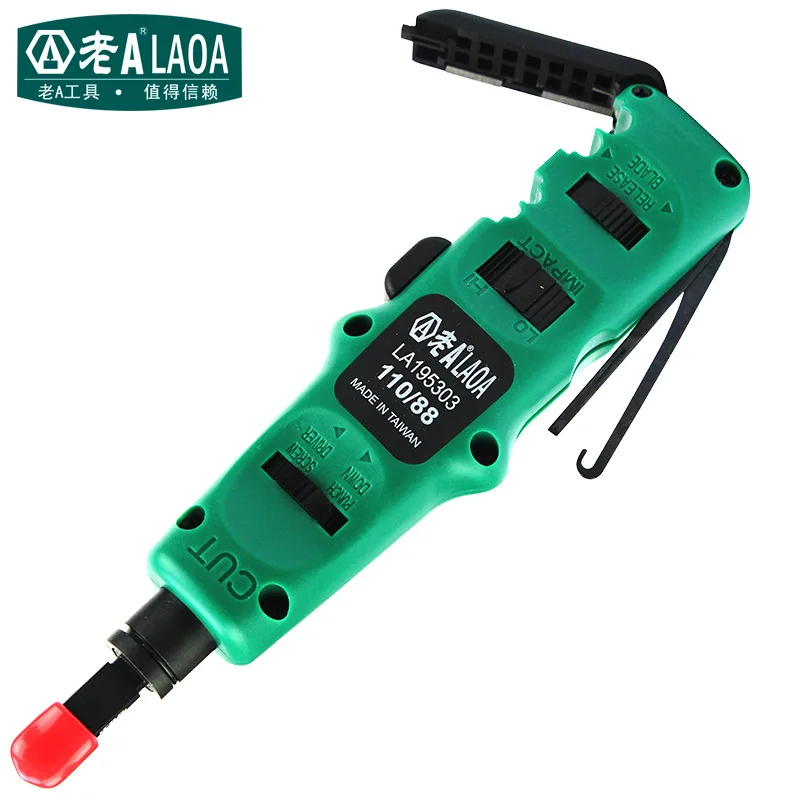 

LAOA 4 in 1 Multi Function Module Network punching With Wire Insertion Cutting Function Screwdriver LA195303
