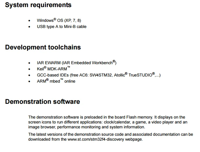 ST STM32 комплект обнаружения STM32F429I-DISCO/STM32F429I-DISC1