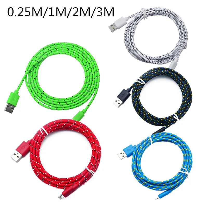 Usb-кабель для iPhone, кабель для быстрой зарядки данных для iPhone XS Max XR X 8 7 6 S 5 5S iPad нейлоновые шнуры кабель для мобильного телефона