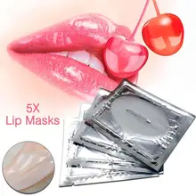 5X Коллаген для ухода за кожей кристалл маска для губ колодки Мембрана влаги белая Эссенция от старения против морщин патч-коврик гель для увеличения губ STA