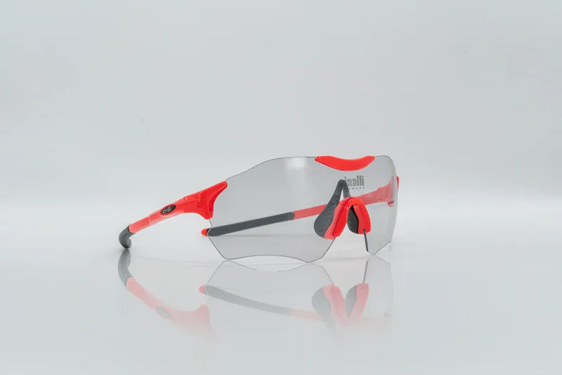 CINALLI C-098 фотохромные солнцезащитные очки для езды на велосипеде TR90 оправа очки светильник для спорта на открытом воздухе очки для garmin shimano rider - Цвет: Red