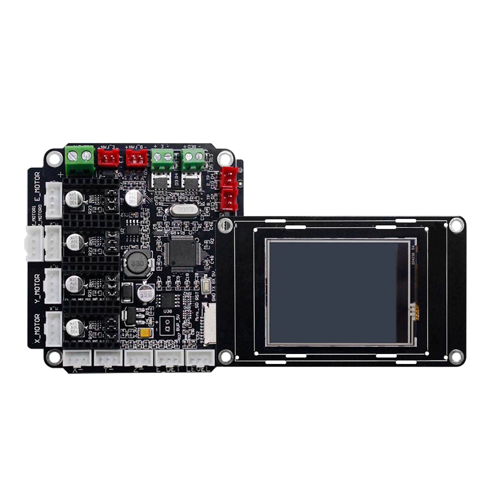 

3D Motherboard Mini (84*76mm) STM32F103 2.4/2.8LCD 12V~24V 10~15A 100K NTC Support broken material detection Expandable module