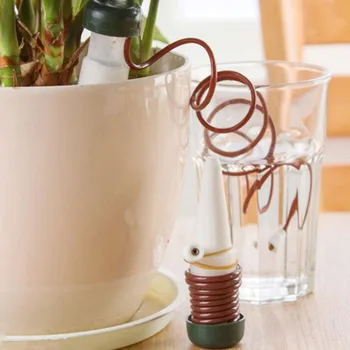 

2pcs/set Creative Gardening Flower Pot Plant Potted Automatic Watering Tools Watering Drip Device Gardening Water Can