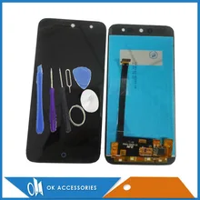 Дешевые Для ZTE лезвие A1 c880u c880 c880d c880s ЖК-дисплей Дисплей + Сенсорный экран планшета черные туфли высокого качества Цвет с Инструменты 1 шт./лот