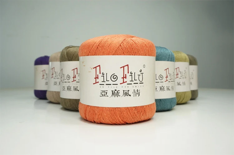 

8 balls/lot Pure Linen yarn crochet yarn spring and summer yarn