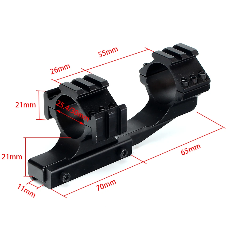 Ohhunt охотничий прицел крепление 25,4 мм 30 мм кольца смещение Bi-direction база ласточкин хвост с Пикатинни крепление сверху для прицела