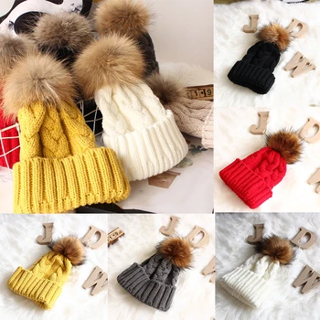 

Cute Toddler Kids Girl&Boy Baby Hat Knitted Infant Winter Warm Crochet Knit Hat Beanie Cap For Gifts
