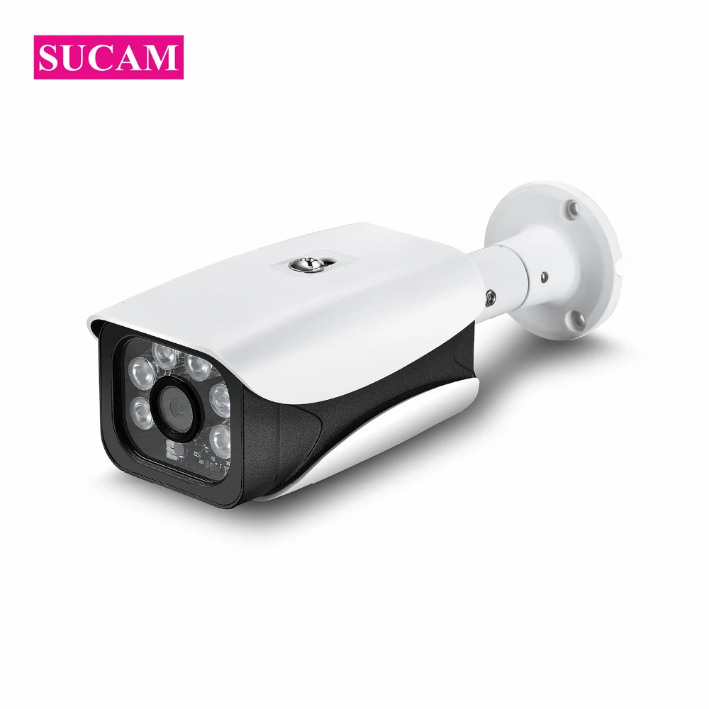 SUCAM, водонепроницаемая, 4 мм, 5,0 мегапиксельная ip-сетевая камера, 20 м, инфракрасная, CMOS, ONVIF, домашняя, безопасность, обнаружение движения, ip-камера, уличная