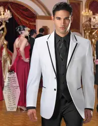 2019 индивидуальный заказ Slim Fit Жених смокинги для женихов свет Best человек костюм две пуговицы свадебные мужской костюм для шафера (куртка +