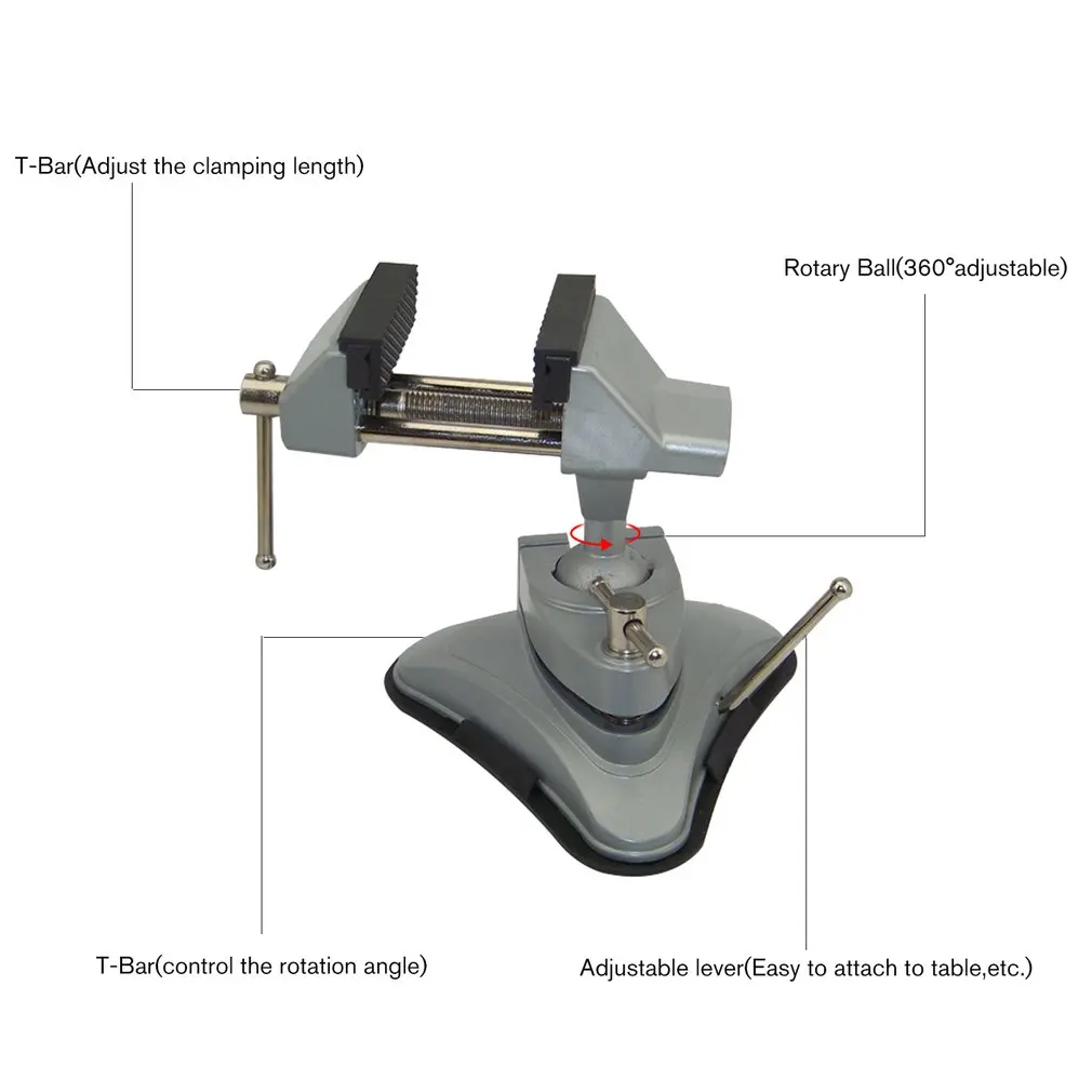 Плоскогубцы с присосками деятельности мини-скамья тиски, стол винта тиски, стол скамья зажим тиски для самостоятельного изготовления пресс-форм Fixed инструмент для ремонта