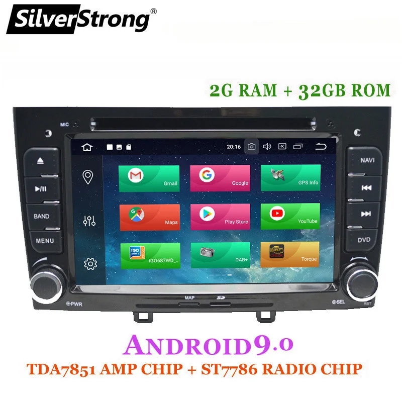 Excellent SilverStrong Android9.0 Car DVD For PEUGEOT 308 408 Car Radio GPS Android Two Din 32GB Capacity 2GB RAM Gray black 3 Excellent SilverStrong Android9.0 Car DVD For PEUGEOT 308 408 Car Radio GPS Android Two Din 32GB Capacity 2GB RAM Gray black 3