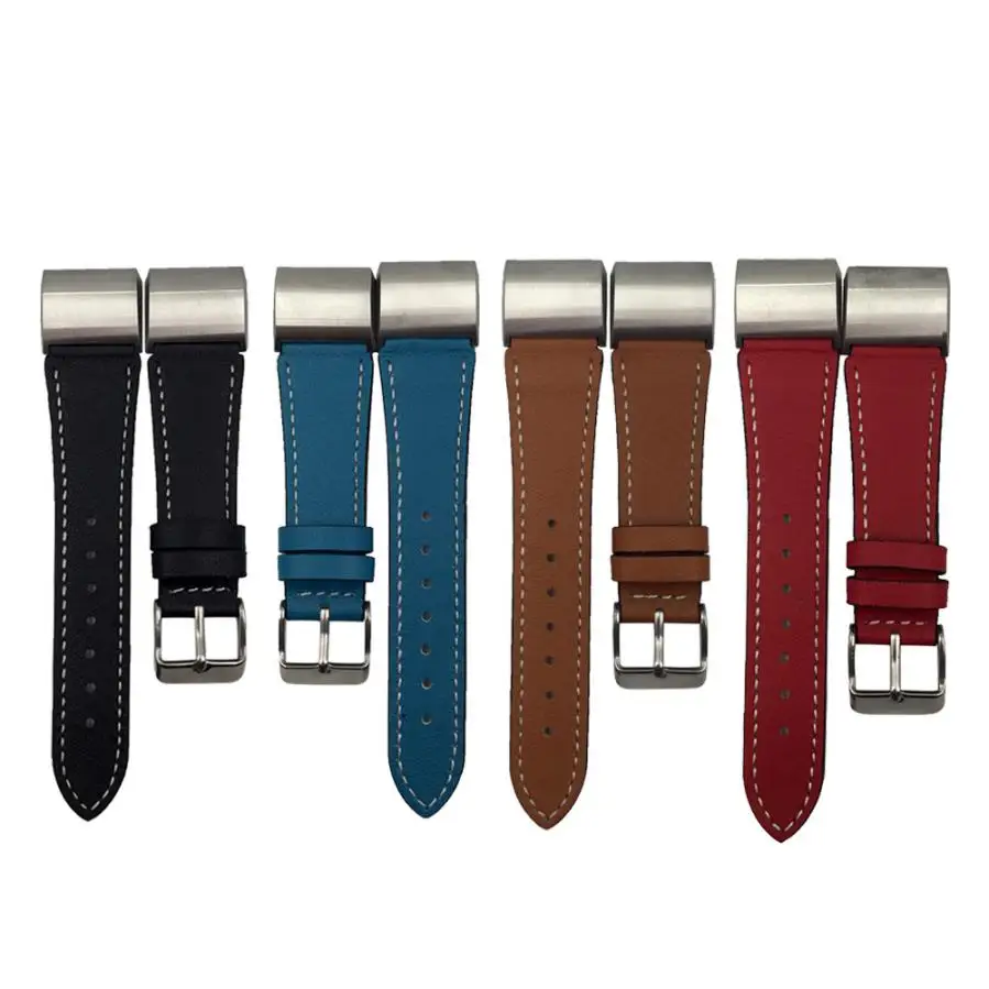 Ремешок из натуральной кожи для Fitbit Charge2 Смарт браслеты сменный ремешок для часов для Smart Charge 2 Смарт-браслет