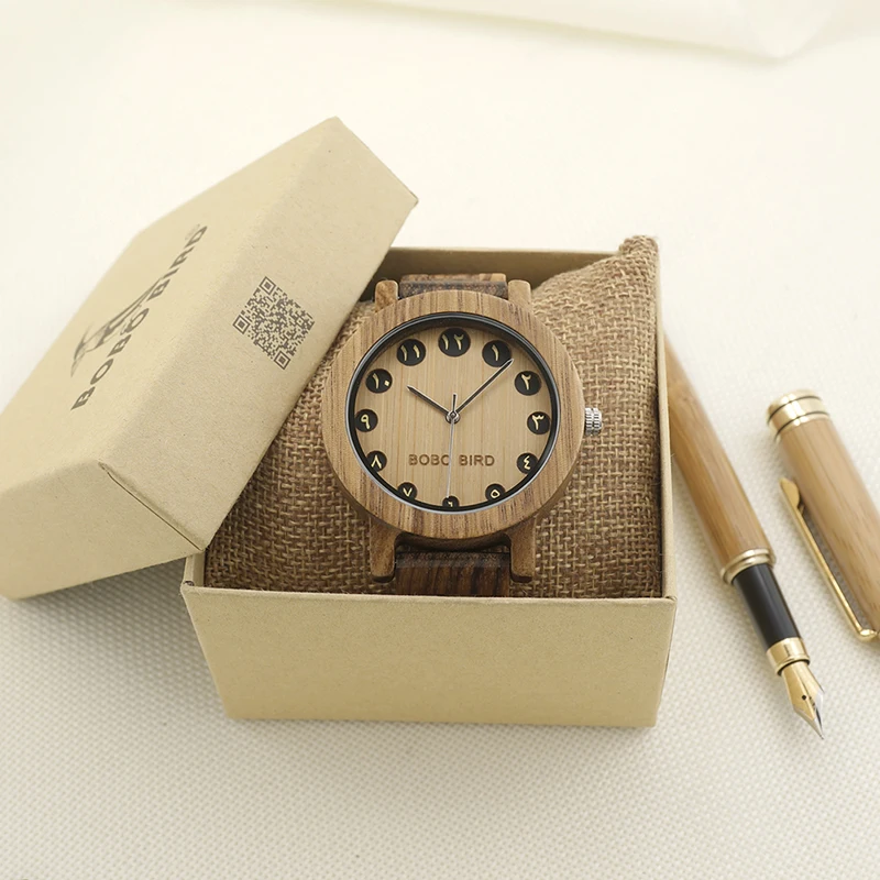 BOBO BIRD 2017 New Arrival V-N24/N25 Mens Luxury Classic Watches High Quality Quartz Wristwatch with Wood Band Clock Relogio