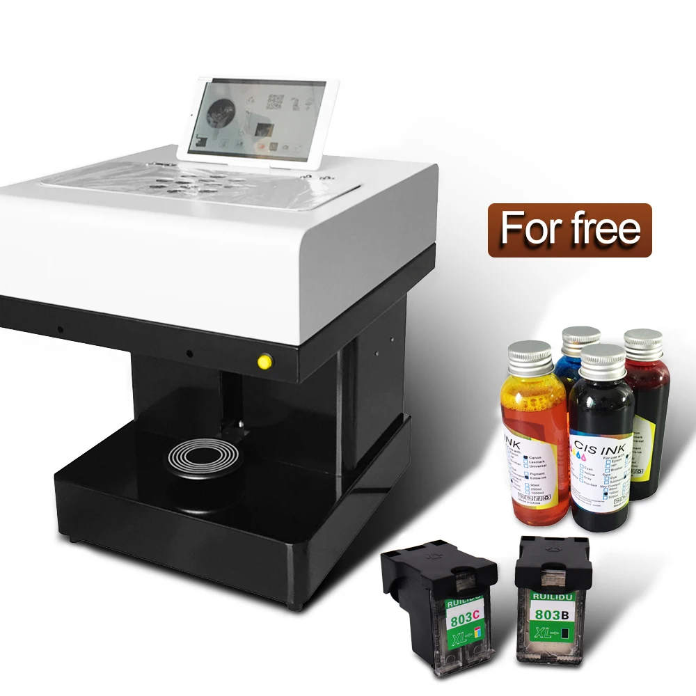 High speed 1 cups selfie coffee printer 3d machine for Coffee