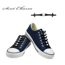 Sentcharm 12 шт./упак. Новинка Эластичный без галстука силиконовые Шнурки унисекс ленивый Обувь trings для Спортивная обувь повседневная обувь