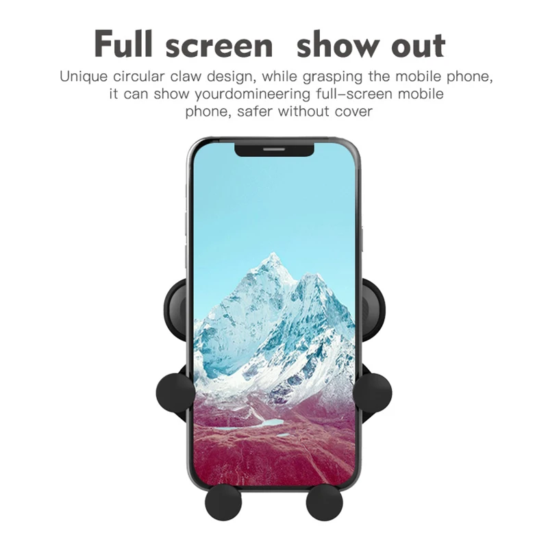 

Universal Car Phone Holder For Phone In Car Air Vent Mount Stand Mobile Phone Holder Gravity for Huawei Xiaomi Oneplus Samsung