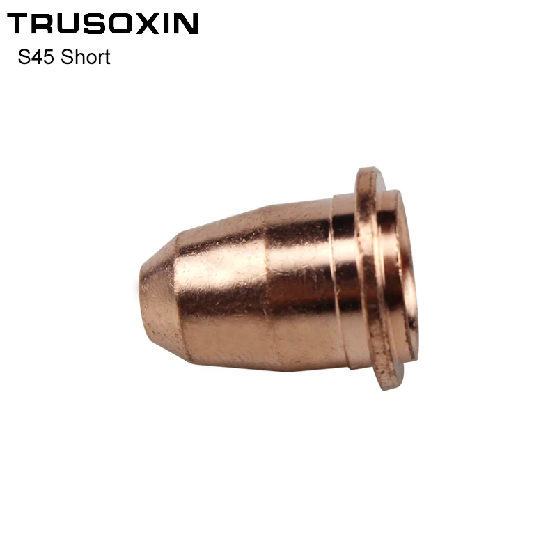 10PCS Plasma Cutter S45 Torch Trafimet Consumables PD0116 Short Cutting Tip
