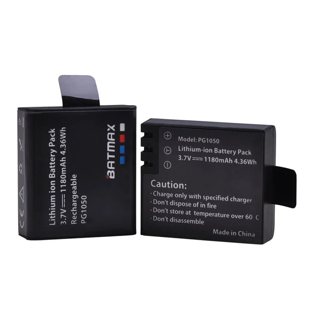 3 шт. Аккумулятор для камеры PG1050 1180 мАч Akku + светодиодный usb зарядное устройство с