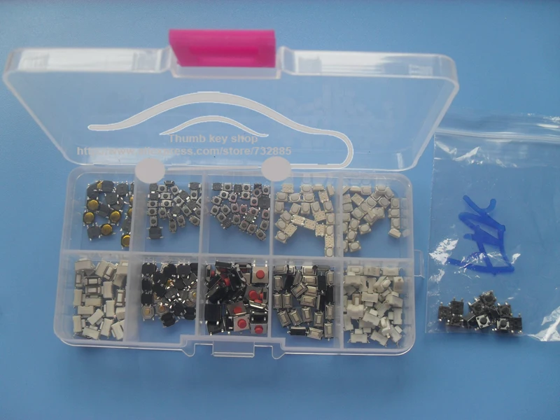 250PCS Tactile Push Button Switch Car remote Key Micro Switch control button switches For Honda Hyunda