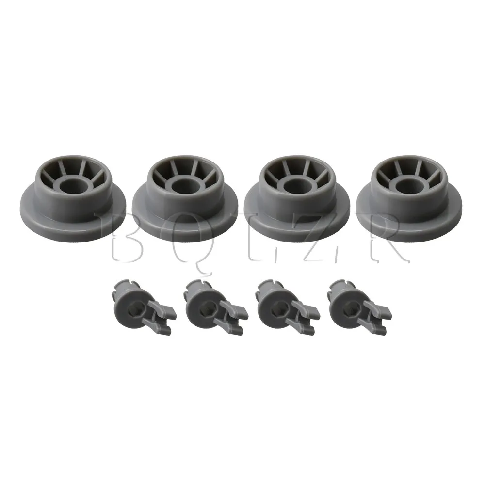 BQLZR 3.5x1.8cm Gray Plastic Dishwasher Lower Rack Basket Wheel Rollers Replacement Set 165314 for Dishwasher Pack of 4 BQLZR 3.5x1.8cm Gray Plastic Dishwasher Lower Rack Basket Wheel Rollers Replacement Set 165314 for Dishwasher Pack of 4