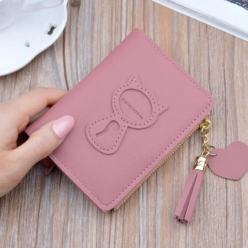 

YOJESSY Small Wallet Women Luxury Mini Women Wallets Purses Female Short Coin PU Leather Zipper Purse Credit Card Holder