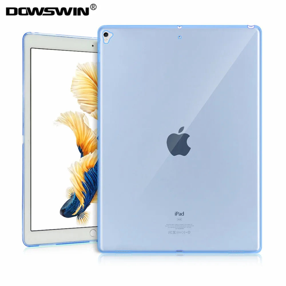 DOWSWIN чехол для iPad Pro 12,9 чехол мягкий, с бесцветным прозрачным и TPU Защитный чехол для iPad Pro 12,9 дюйма чехол