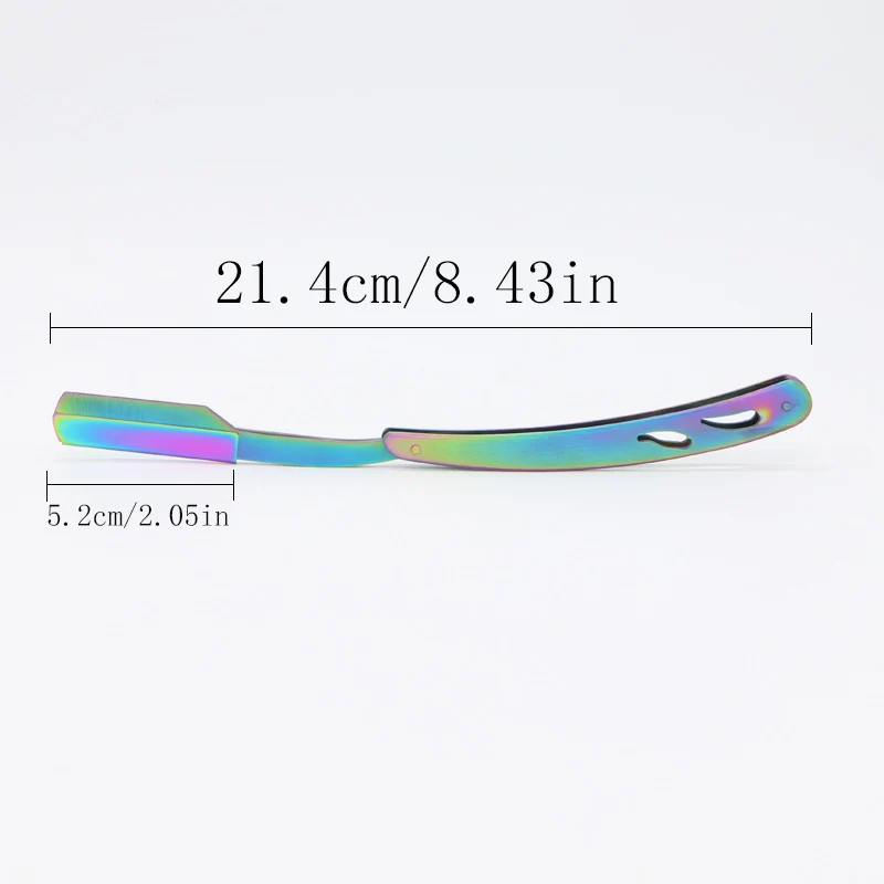 HAWARD Stainless Steel Straight Razor Color Gradient Barber Razor Personalized Design 1 Razor Gift 1 HAWARD Stainless Steel Straight Razor Color Gradient Barber Razor Personalized Design 1 Razor Gift 2